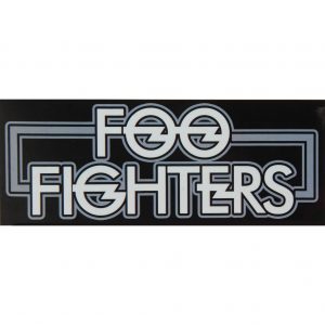 New Logo Sticker RA2405 Default Title Official Foo Fighters Merch