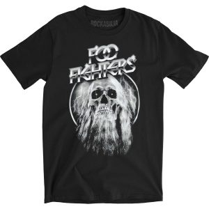 Bearded Skull Slim Fit T-shirt RA2405 SM Official Foo Fighters Merch