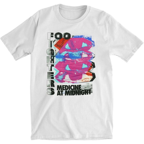 Medicine At Midnight Tilt Slim Fit T-shirt RA2405 SM Official Foo Fighters Merch