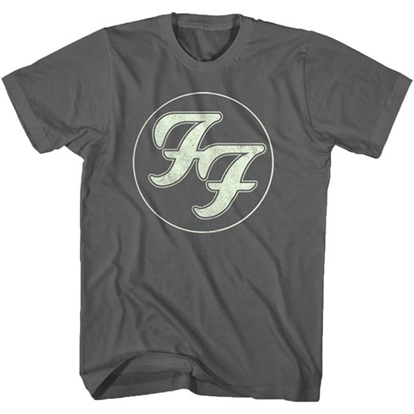 Gold FF Logo Slim Fit T-shirt RA2405 SM Official Foo Fighters Merch