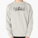 DRAWING FIGHTERS PEN Pullover Sweatshirt RB2405 product Offical foo fighters Merch