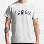 DRAWING FIGHTERS PEN Classic T-Shirt RB2405 product Offical foo fighters Merch