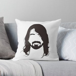 Mustache Cool Throw Pillow RB2405 product Offical foo fighters Merch